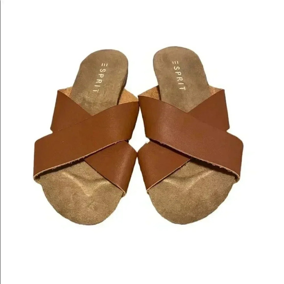 EUC Esprit Crisscross Sandals - Picture 1 of 8